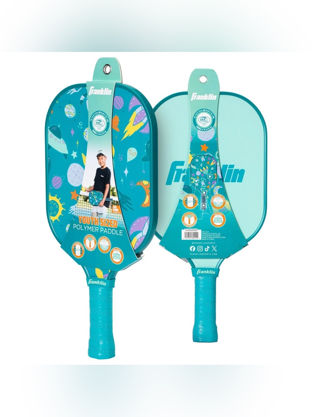 Franklin Sports Youth Paddle - Space Graphic